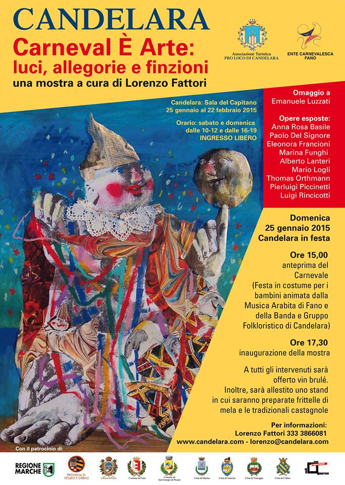 CANDELARA - Carneval E' Arte, Marina Funghi in Mostra.